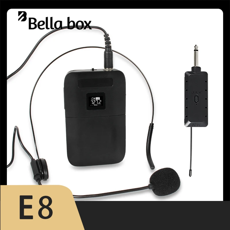Радиоприемник Bella Box с клипсой, беспроводной микрофон, крепление на голову, аудио, караоке, живое видео, интервью, профессиональное записывающее оборудование
Радиоприемник Bella Box с клипсой, беспроводной микрофон, крепление на голову, аудио, караоке, живое видео, интервью, профессиональное записывающее оборудование