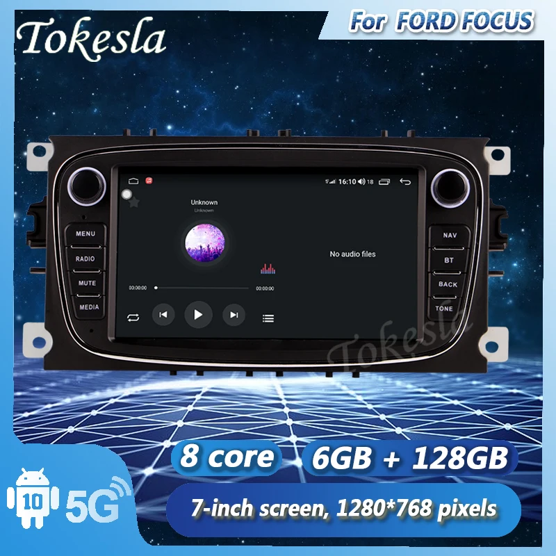 Tokesla Android 11 Car Radio Audio Intelligent Touch Central Multimedia GPS Receiver Screen System player for ford FOCUS MONDEO
Tokesla Android 11 Car Radio Audio Intelligent Touch Central Multimedia GPS Receiver Screen System player for ford FOCUS MONDEO