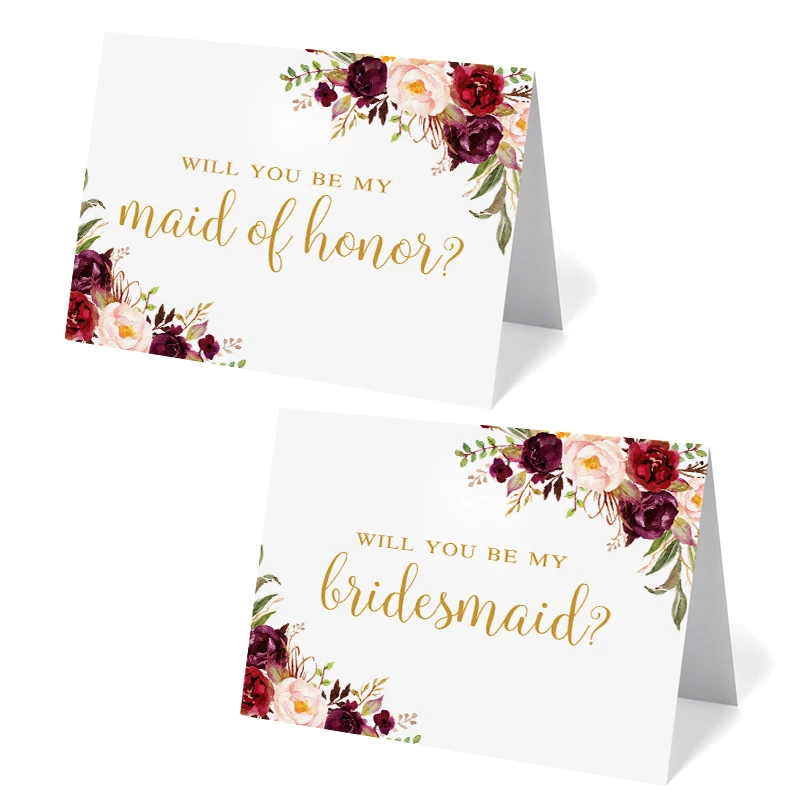 8 Will You Be My Bridesmaid Cards and 2 Maid of Honor Cards, Bold Floral Bridal Party Card, Bridesmaid Proposal
8 Will You Be My Bridesmaid Cards and 2 Maid of Honor Cards, Bold Floral Bridal Party Card, Bridesmaid Proposal