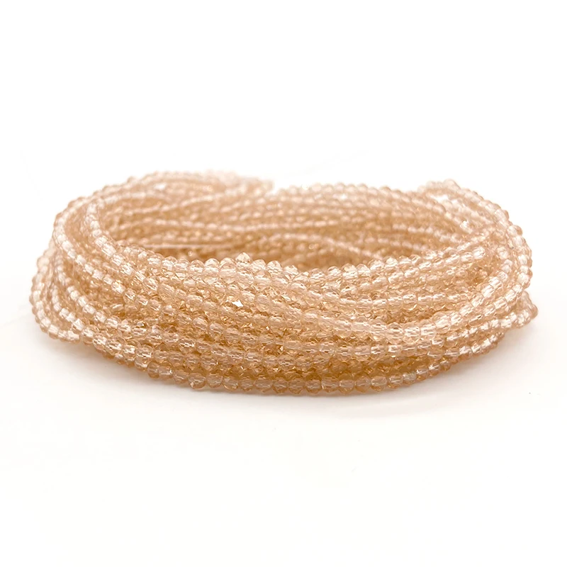 1mm Round Czech Crystal Faceted Champagne Glass Beads Loose Spacer Beads for Jewelry Making DIY Bracelet Accessories
1mm Round Czech Crystal Faceted Champagne Glass Beads Loose Spacer Beads for Jewelry Making DIY Bracelet Accessories
