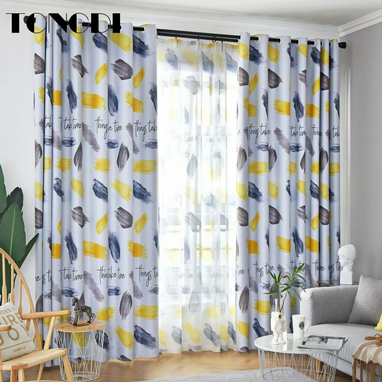 TONGDI Children Blackout Curtains Elegant Artistic Leaves Printing Luxury Decor For Parlour Home All Season Bedroom Living Room
TONGDI Children Blackout Curtains Elegant Artistic Leaves Printing Luxury Decor For Parlour Home All Season Bedroom Living Room