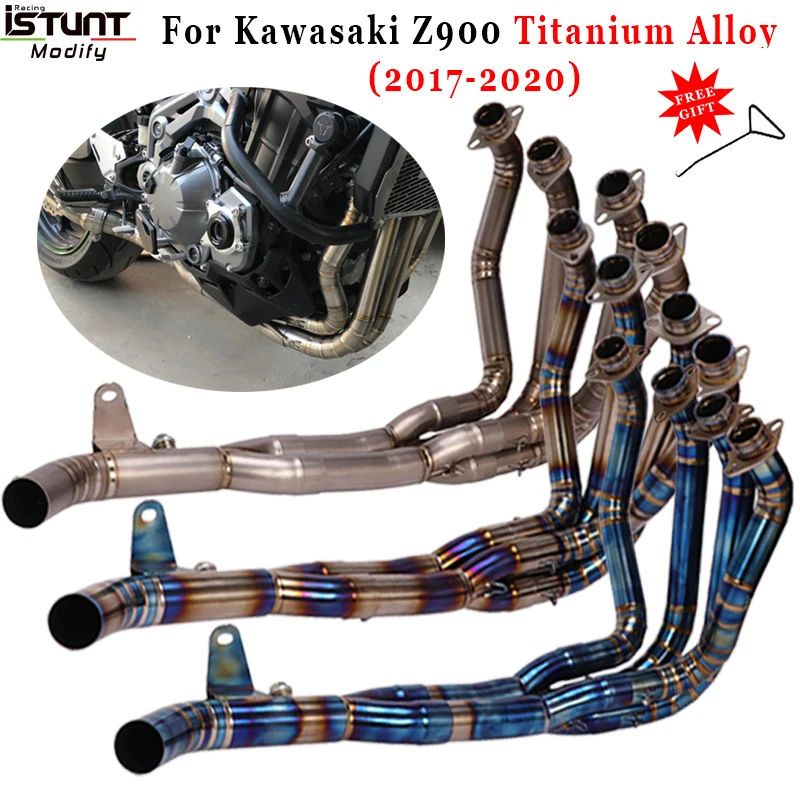 For Kawasaki Z900 2017 2018 2019 2020 Motorcycle Full System Modifed Exhaust Escape Titanium Alloy Front Middle Link Pipe
For Kawasaki Z900 2017 2018 2019 2020 Motorcycle Full System Modifed Exhaust Escape Titanium Alloy Front Middle Link Pipe