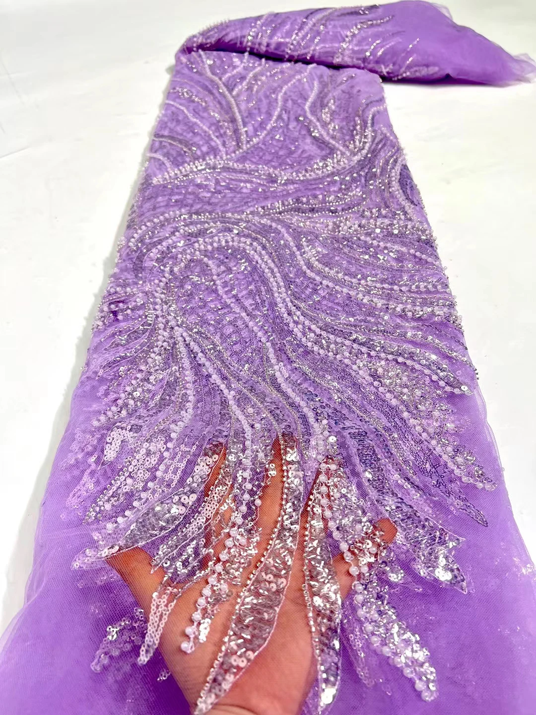 White Lace Fabric 2022 High Quality Lace 5 Yards,Luxury Net Lace Fabric 2022 Latest With Sequins And Beads For Wedding Dress Sew
White Lace Fabric 2022 High Quality Lace 5 Yards,Luxury Net Lace Fabric 2022 Latest With Sequins And Beads For Wedding Dress Sew