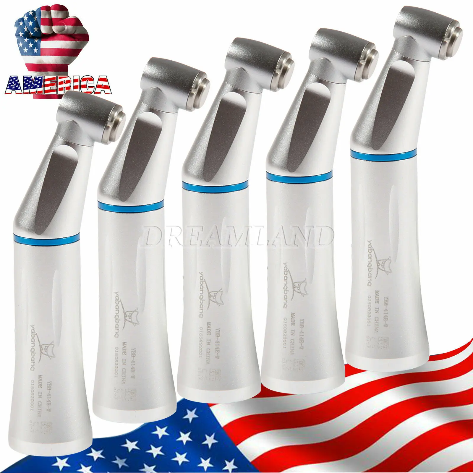 5 PCS Kavo Style Dental Low Speed Contra Angle Handpiece Push Button Inner Water WY
5 PCS Kavo Style Dental Low Speed Contra Angle Handpiece Push Button Inner Water WY