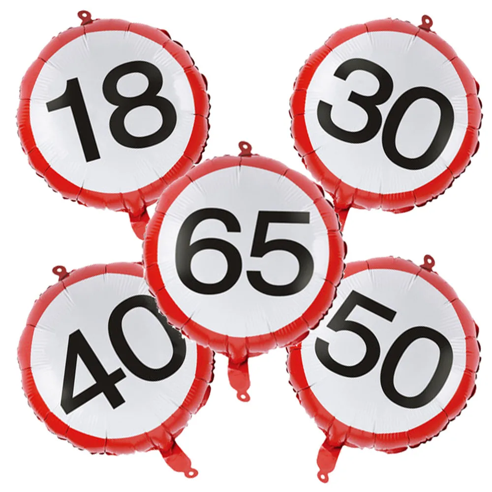 10pcs 18inch Speed Limit Sign Round Number Foil Balloon Age Street Sign Race Speed Mark Warning Ballon Birthday Party Decoration
10pcs 18inch Speed Limit Sign Round Number Foil Balloon Age Street Sign Race Speed Mark Warning Ballon Birthday Party Decoration