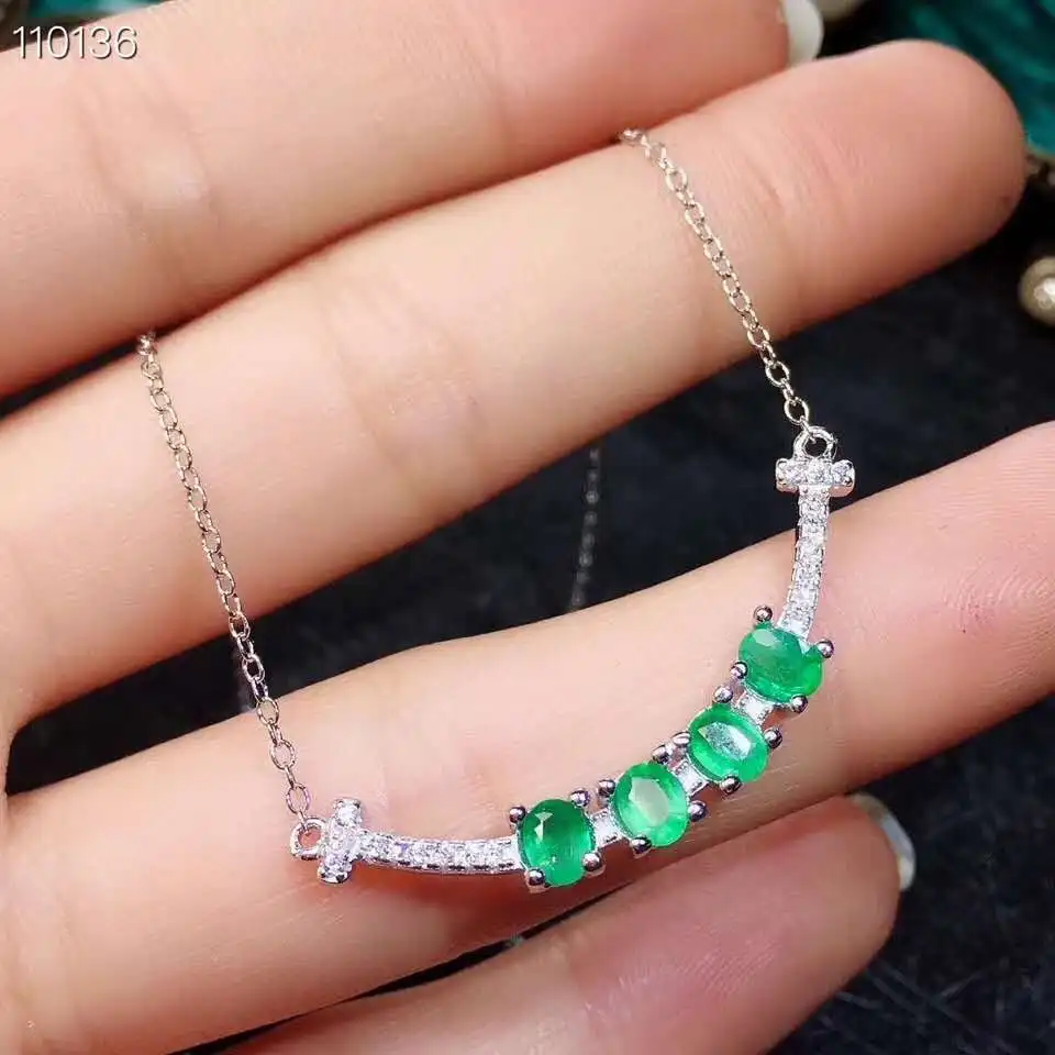Natural And Real Emerald Pendant Solid S925 Sterling Silver Emerald necklace For Women Colour Gem Stone Fine Jewelry
Natural And Real Emerald Pendant Solid S925 Sterling Silver Emerald necklace For Women Colour Gem Stone Fine Jewelry