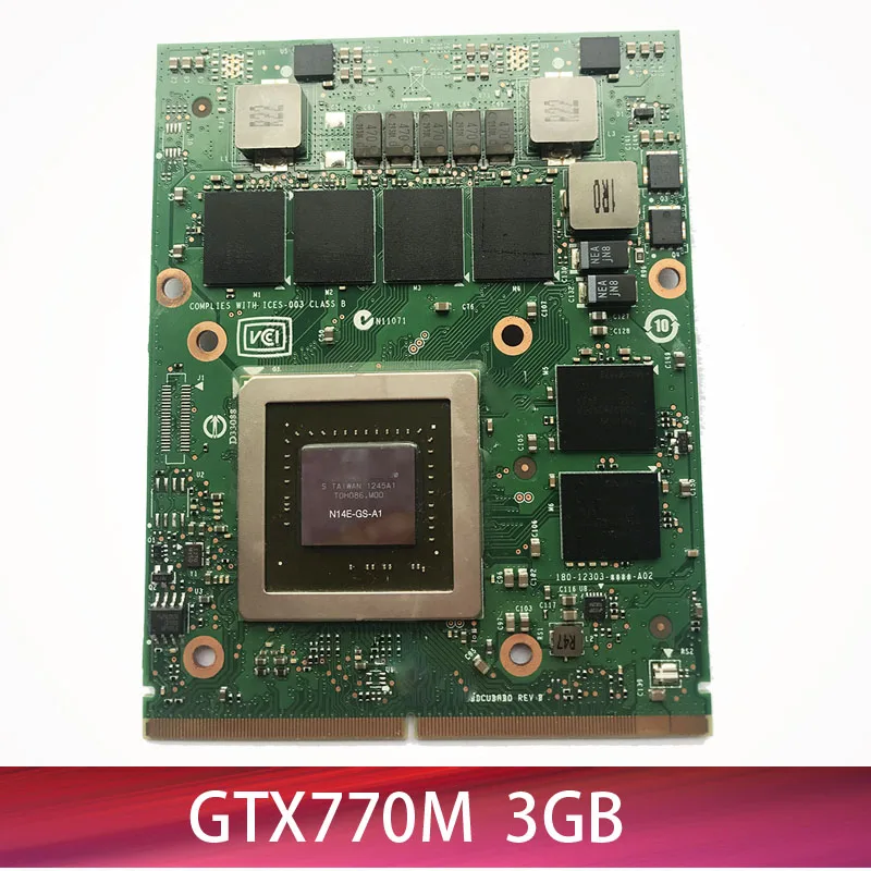 GTX770M GTX 770M N14E-GS-A1 графическая видеокарта для Dell M17X M18X MSI GT60 GT70 GT 780DX GT683 IMAC A1312 A1311 тест 100%
GTX770M GTX 770M N14E-GS-A1 графическая видеокарта для Dell M17X M18X MSI GT60 GT70 GT 780DX GT683 IMAC A1312 A1311 тест 100%