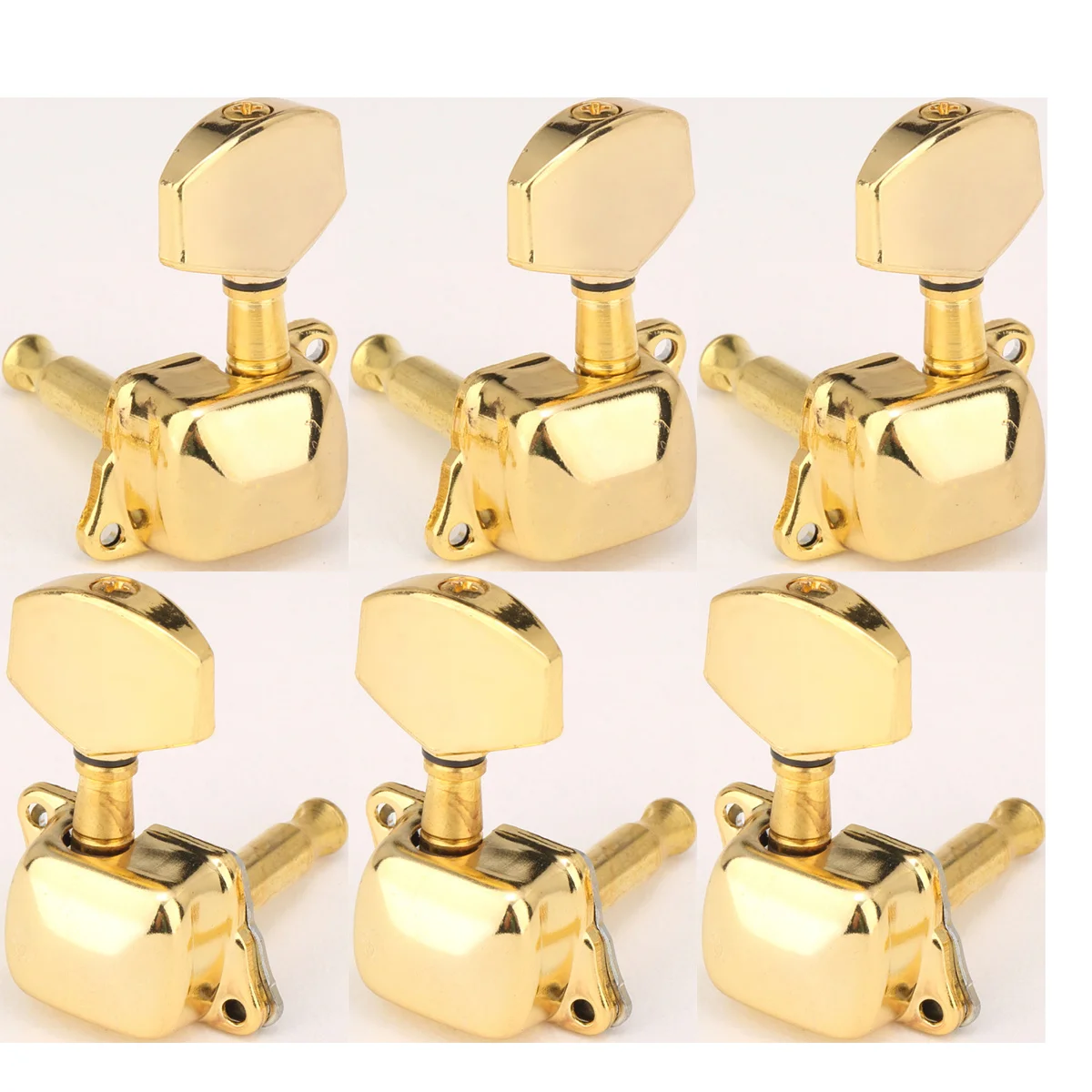 Musiclily 3+3 Semi Closed Guitar Tuners Tuning Keys Pegs Machine Heads Set ,Gold
Musiclily 3+3 Semi Closed Guitar Tuners Tuning Keys Pegs Machine Heads Set ,Gold