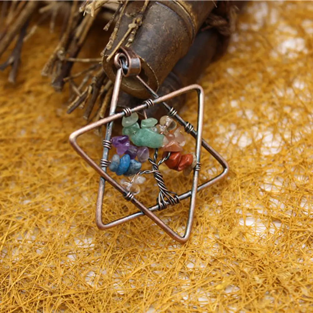 6pcs Natural stone Seven chakra energy crystal pendant necklace Meditation Quartz Treat Crystal Charm for Jewelry Making Free
6pcs Natural stone Seven chakra energy crystal pendant necklace Meditation Quartz Treat Crystal Charm for Jewelry Making Free