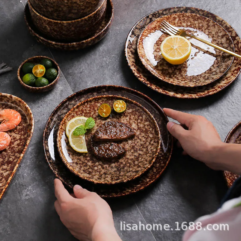 Vintage Japanese dishes tableware set ceramic home hotel dish soup pot creative nostalgic clay
Vintage Japanese dishes tableware set ceramic home hotel dish soup pot creative nostalgic clay