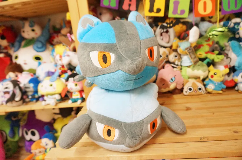 Оригинальная плюшевая игрушка Pokemon Lucario, мягкие куклы-подушки 20 см, высокое качество, рождественские подарки для детей
Оригинальная плюшевая игрушка Pokemon Lucario, мягкие куклы-подушки 20 см, высокое качество, рождественские подарки для детей