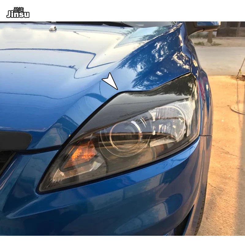 Carbon fiber headlight decorative covers eyelid For Focus 2009 - 2011 MK2 Fiber glass FRP primer front lamp eyebrow sticker 2pcs
Carbon fiber headlight decorative covers eyelid For Focus 2009 - 2011 MK2 Fiber glass FRP primer front lamp eyebrow sticker 2pcs