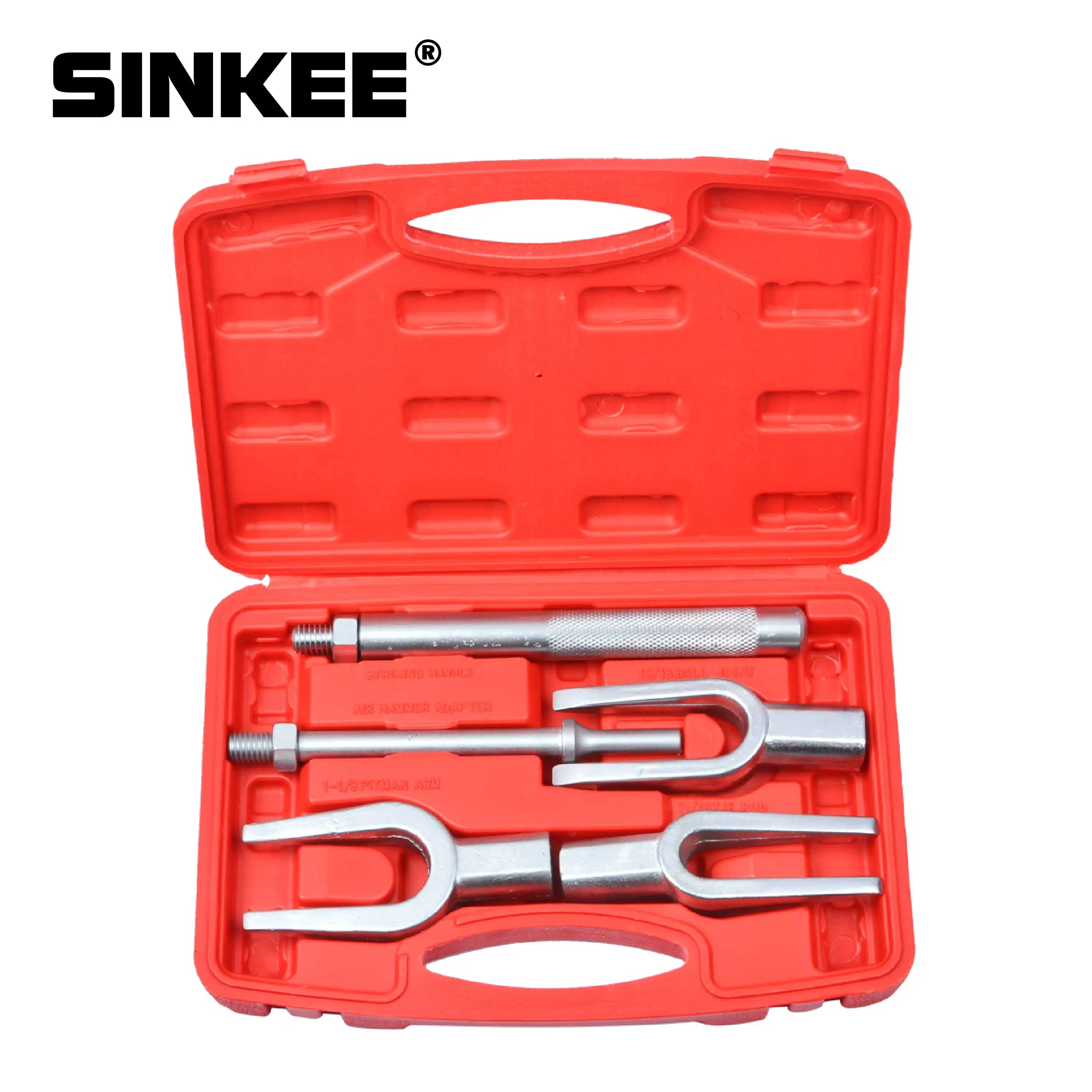 5pcs Front End Service Tool Kit Ball Joint Separator Pitman Arm Tie Rod Puller suit
5pcs Front End Service Tool Kit Ball Joint Separator Pitman Arm Tie Rod Puller suit