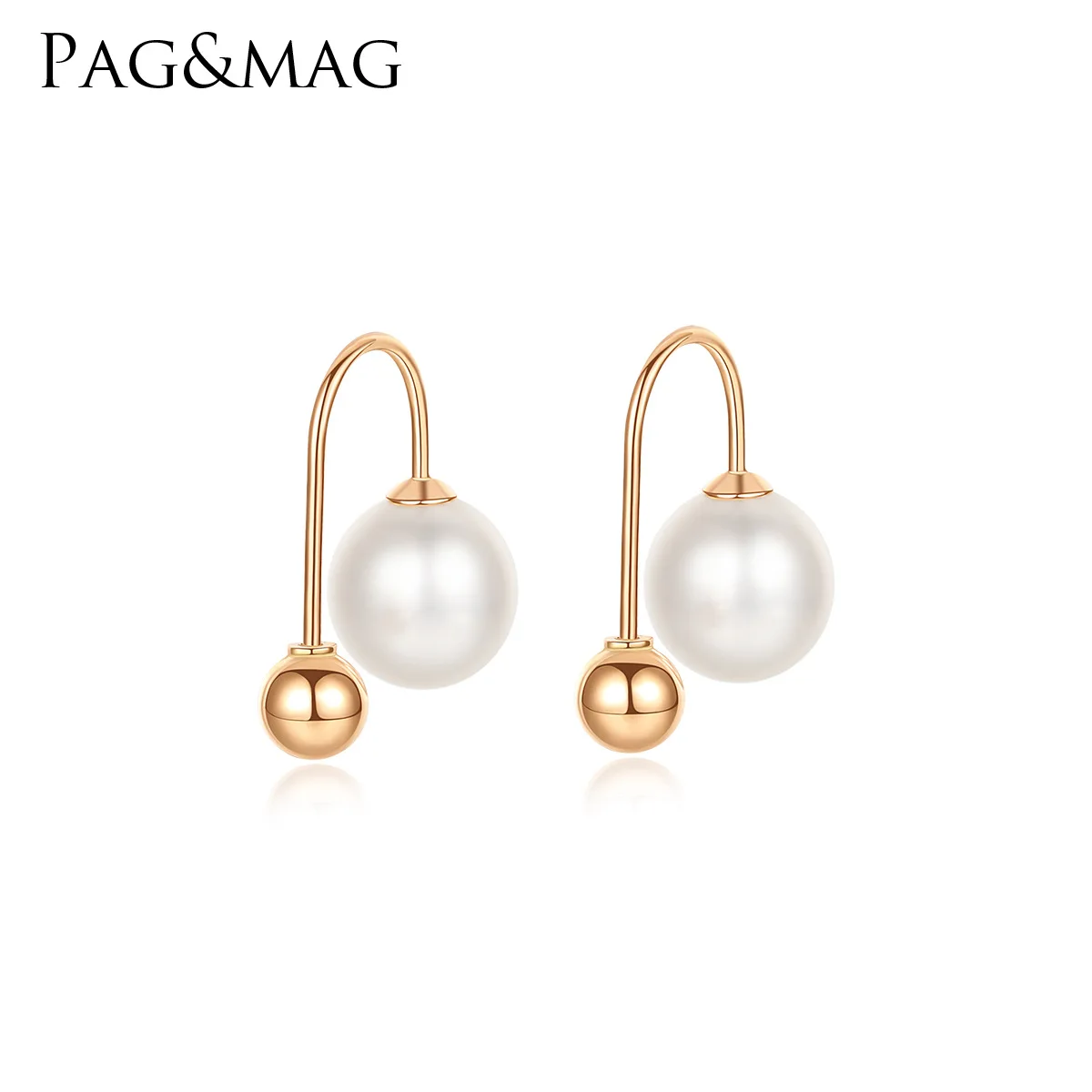 PAG & MAG 18K pearl ear pin 75% gold natural fresh water positive circle 6.5 -7 mm pearl lady's ear trim all-match
PAG & MAG 18K pearl ear pin 75% gold natural fresh water positive circle 6.5 -7 mm pearl lady's ear trim all-match