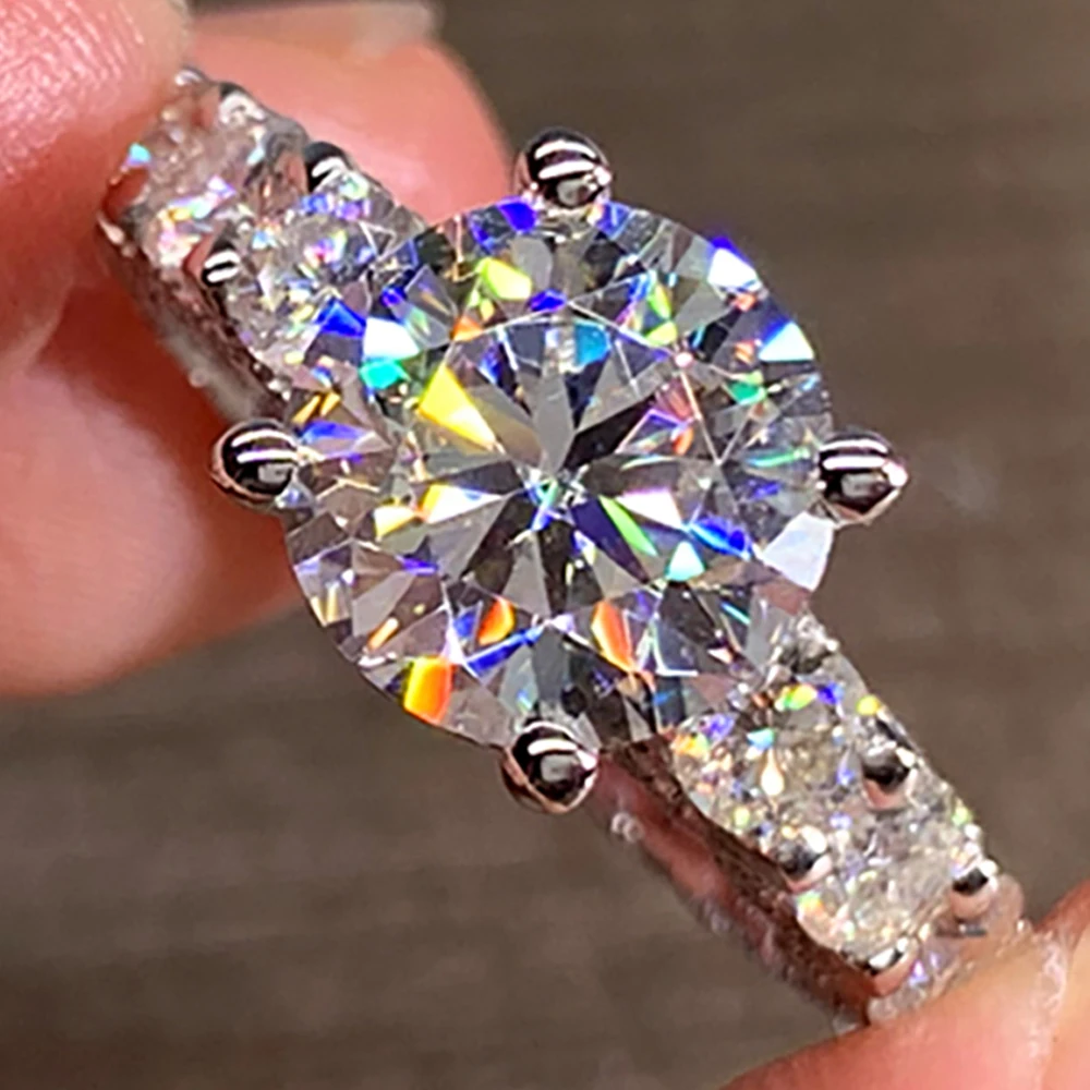 Custom Solid 10K Au417 White Gold Women Wedding Party Engagement Ring 1 2 3 4 5 Carat Round Moissanite Diamond Ring Luxury
Custom Solid 10K Au417 White Gold Women Wedding Party Engagement Ring 1 2 3 4 5 Carat Round Moissanite Diamond Ring Luxury