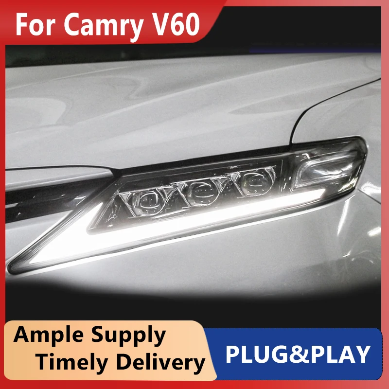 Стайлинг автомобиля для Toyota Camry V60 фары 2018-2020 Camry FULL светодиодные фары Lexus-Design светодиодные линзы проектора автоаксессуары
Стайлинг автомобиля для Toyota Camry V60 фары 2018-2020 Camry FULL светодиодные фары Lexus-Design светодиодные линзы проектора автоаксессуары