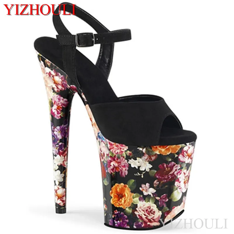 20 cm high princess party shoes, 8 inch sexy heels, floral embellished bag soles, pole dancing shoes
20 cm high princess party shoes, 8 inch sexy heels, floral embellished bag soles, pole dancing shoes