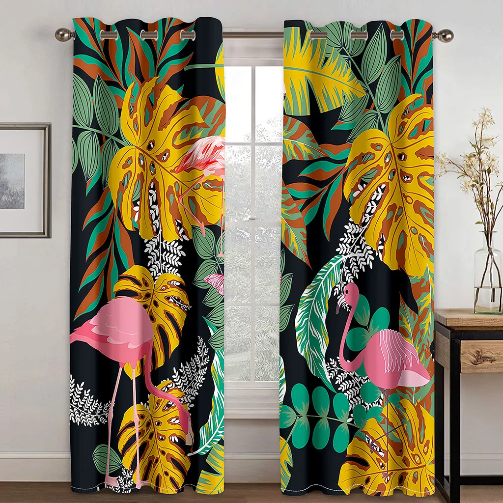 Flamingo Blackout Curtains for Room Decor Window Curtain Botany Floral Thermal Insulated Drapes Cortinas Para La Sala カーテン
Flamingo Blackout Curtains for Room Decor Window Curtain Botany Floral Thermal Insulated Drapes Cortinas Para La Sala カーテン