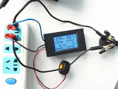 AC 110V-220V Digital LCD 100A watt power meter volt amp Ammeter Voltmeter + case
AC 110V-220V Digital LCD 100A watt power meter volt amp Ammeter Voltmeter + case