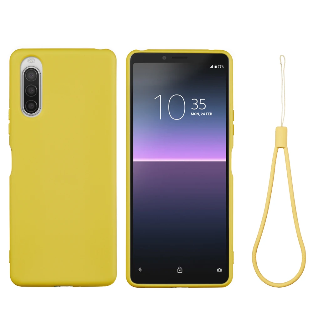For Sony Xperia 1 II/ 5 II /10 II Soft silicone Back Case Shockproof Colorful Cover with Strap
For Sony Xperia 1 II/ 5 II /10 II Soft silicone Back Case Shockproof Colorful Cover with Strap