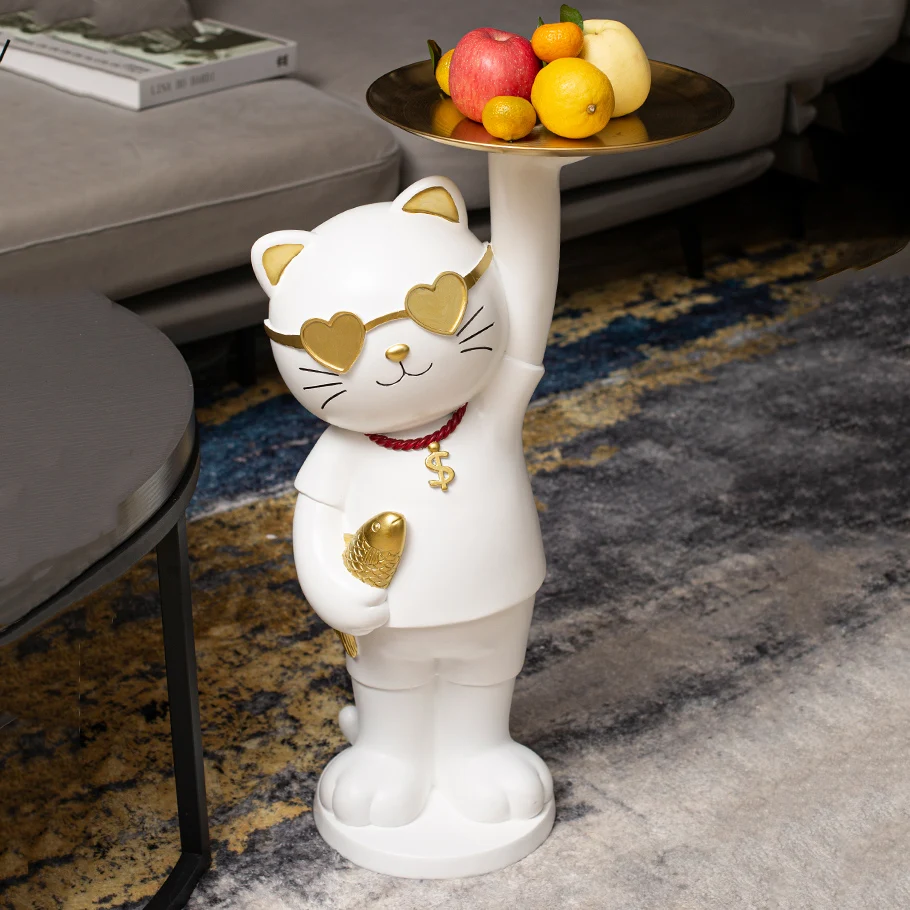 Home Decor Sculptures And Figurines Decorations Accessories Fortune Cat Floor Tray Ornaments Living Room Porch Animal Statues
Home Decor Sculptures And Figurines Decorations Accessories Fortune Cat Floor Tray Ornaments Living Room Porch Animal Statues