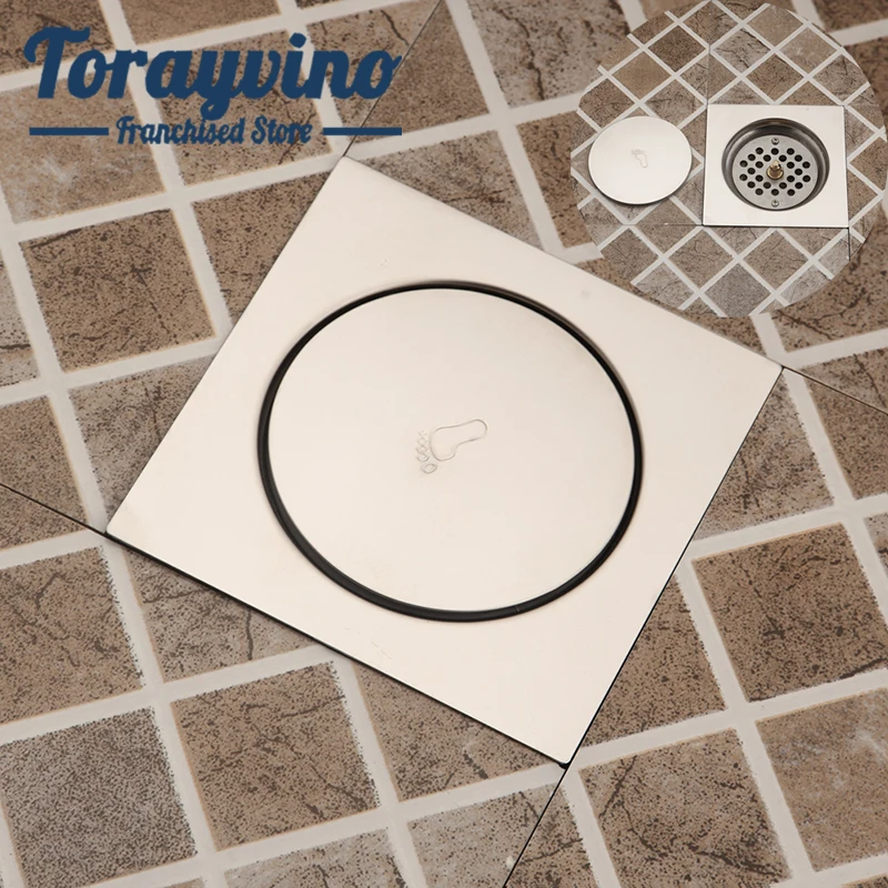 Torayvino bathroom Floor drain stainless steel stopper bath Brushed Nickel shower drain Easy to clean feet drain Accessories
Torayvino bathroom Floor drain stainless steel stopper bath Brushed Nickel shower drain Easy to clean feet drain Accessories