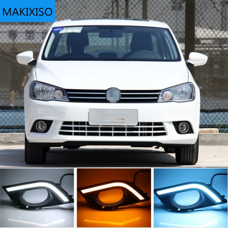 2PCS LED Daytime Running Light For Volkswagen VW Jetta 2013-2016 Dynamic Yellow Turn Signal Relay 12V Car DRL Lamp
2PCS LED Daytime Running Light For Volkswagen VW Jetta 2013-2016 Dynamic Yellow Turn Signal Relay 12V Car DRL Lamp