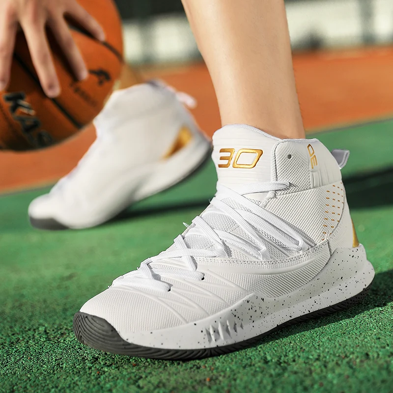 High-top Basketball Shoes Men's Cushioning Light Basketball Sneakers Male Zapatos Hombre Breathable Outdoor Sports Shoes
High-top Basketball Shoes Men's Cushioning Light Basketball Sneakers Male Zapatos Hombre Breathable Outdoor Sports Shoes