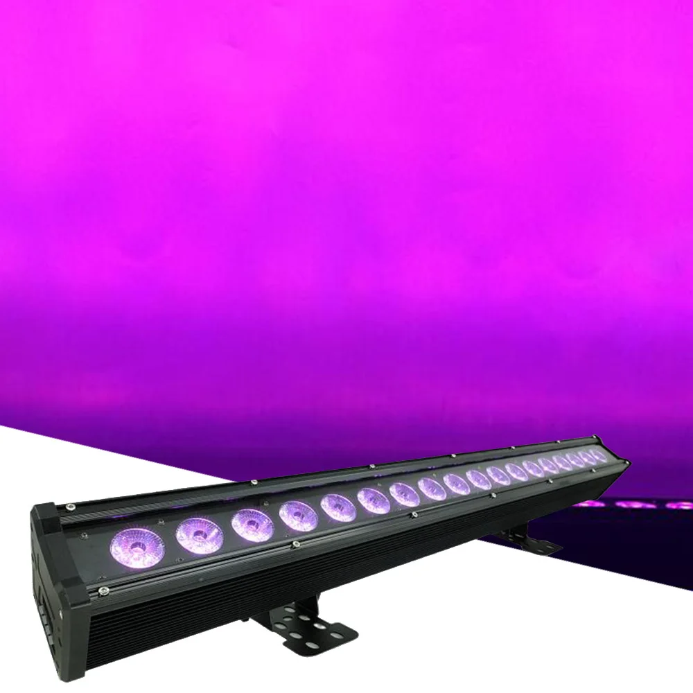 LED 18X18W RGBWA 5IN1 Wall Washer Bar Light DMX512 Control Led Wash Beam Stage Light Music DJ Disco Party Wedding Show Light
LED 18X18W RGBWA 5IN1 Wall Washer Bar Light DMX512 Control Led Wash Beam Stage Light Music DJ Disco Party Wedding Show Light