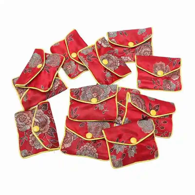 12 In 1 Small Jewelry Box Jewelry Red Jewelry Bag Embroidered Silk Cloth Bag Coin Purse
12 In 1 Small Jewelry Box Jewelry Red Jewelry Bag Embroidered Silk Cloth Bag Coin Purse