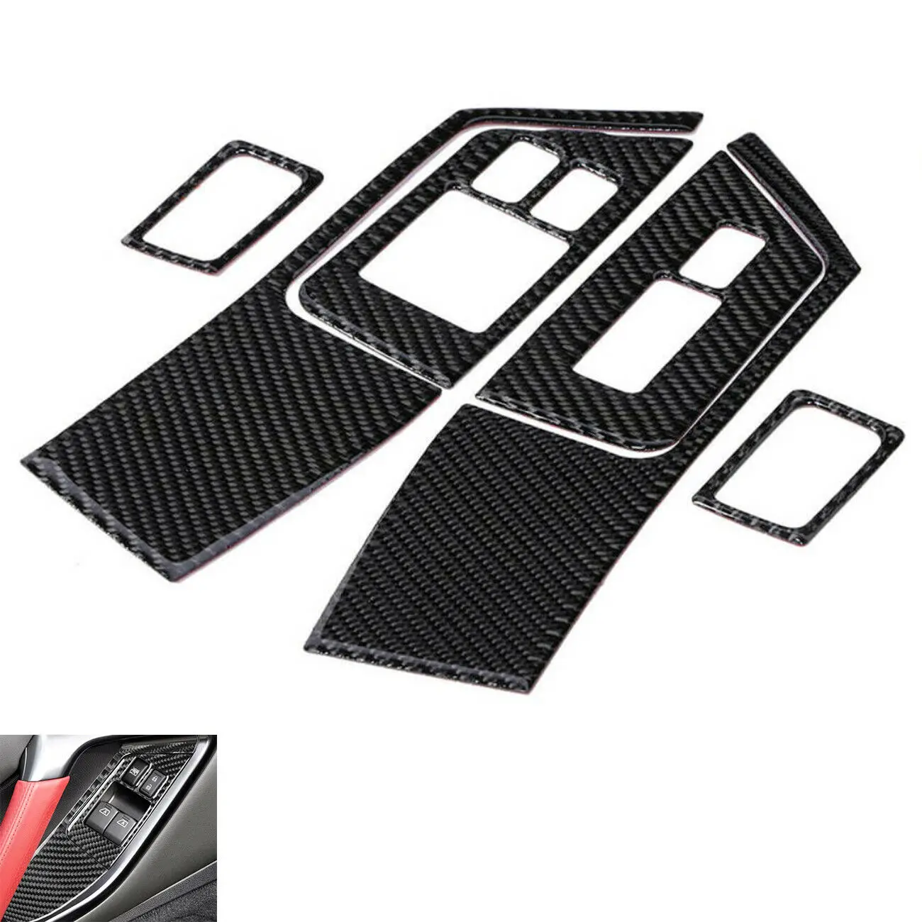 6Pcs Real Carbon Fiber Door Window Switch Panel Cover Trim For R35 GTR 2008-2021
6Pcs Real Carbon Fiber Door Window Switch Panel Cover Trim For R35 GTR 2008-2021