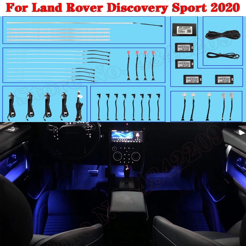 Комплект окружасветильник для Land Rover Discovery Sport 2020, декоративсветодиодный светодиодная осветительная полоса 10 цветов
Комплект окружасветильник для Land Rover Discovery Sport 2020, декоративсветодиодный светодиодная осветительная полоса 10 цветов