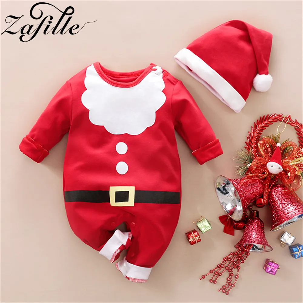 ZAFILLE My First Christmas Baby Rompers and Hat New Year's Costume For Babies Santa Claus Jumpsuit For Kids Toddler Christmas
ZAFILLE My First Christmas Baby Rompers and Hat New Year's Costume For Babies Santa Claus Jumpsuit For Kids Toddler Christmas
