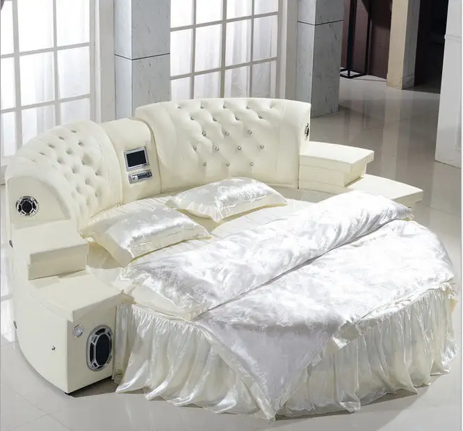 Real Genuine leather bed frame Soft Bed Home Bedroom massage speaker system camas lit muebles de dormitorio yatak mobilya quarto
Real Genuine leather bed frame Soft Bed Home Bedroom massage speaker system camas lit muebles de dormitorio yatak mobilya quarto