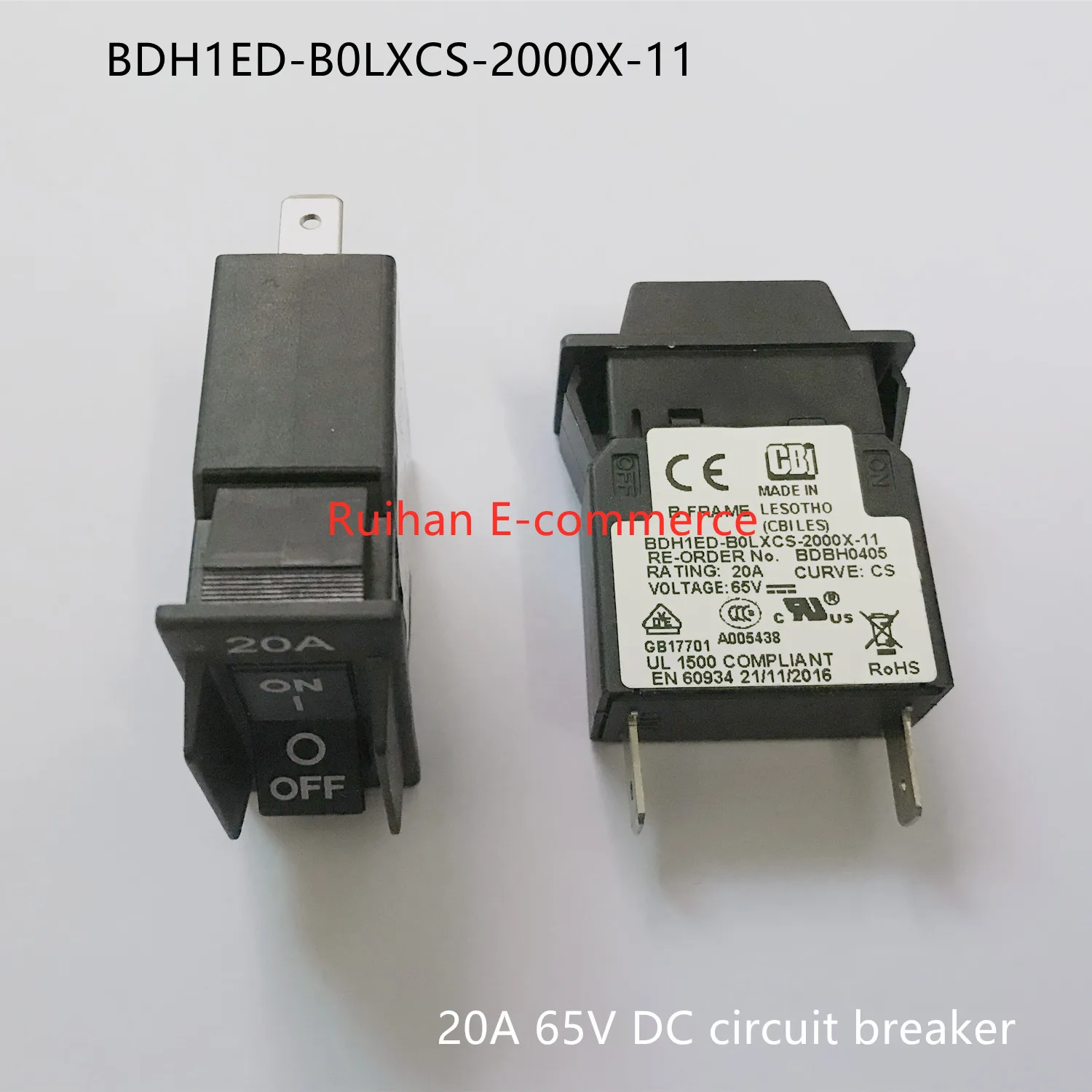 Оригинальный новый 100% автоматический выключатель BDH1ED-B0LXCS-2000X-11 20A 65 В постоянного тока
Оригинальный новый 100% автоматический выключатель BDH1ED-B0LXCS-2000X-11 20A 65 В постоянного тока