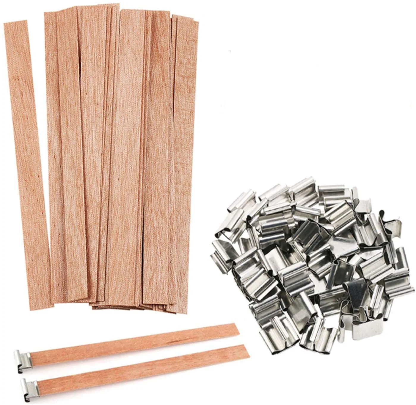 8X90/15X130/13X130mm Natural Wood Candle Wicks with Sustainer Tab DIY Candle Making Supplies Soy Parffin Wax Wick for Family
8X90/15X130/13X130mm Natural Wood Candle Wicks with Sustainer Tab DIY Candle Making Supplies Soy Parffin Wax Wick for Family