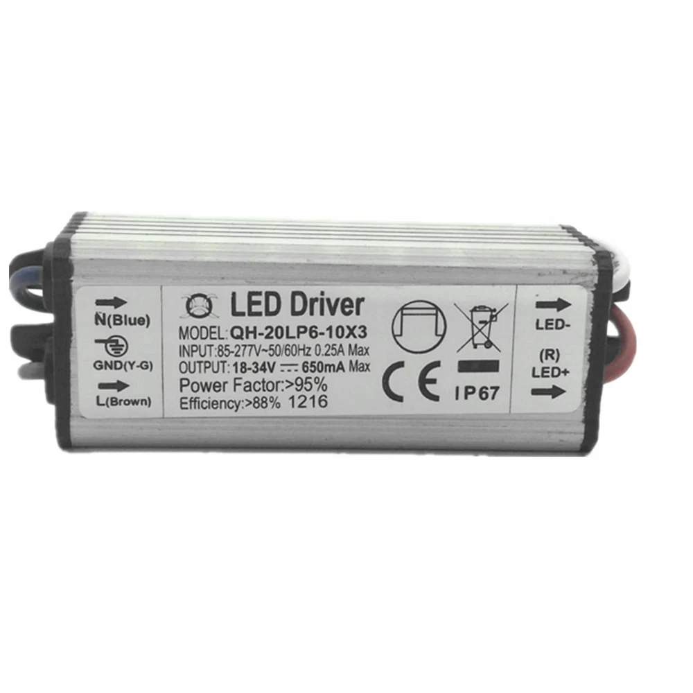 10pcs/lot 6-12x3W DC18-40V 900mA 220V LED Driver 18w 30w 36w Power Supply IP67 Waterproof Constant Current Driver For FloodLight
10pcs/lot 6-12x3W DC18-40V 900mA 220V LED Driver 18w 30w 36w Power Supply IP67 Waterproof Constant Current Driver For FloodLight