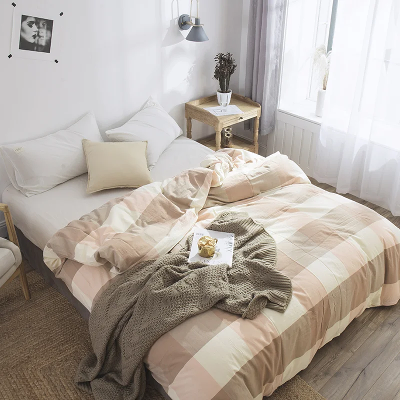 Good Washed Cotton Duvet Cover One-Piece All Cotton Single Double Duvet Cover Solid Color Cotton luxury duvet cover
Good Washed Cotton Duvet Cover One-Piece All Cotton Single Double Duvet Cover Solid Color Cotton luxury duvet cover