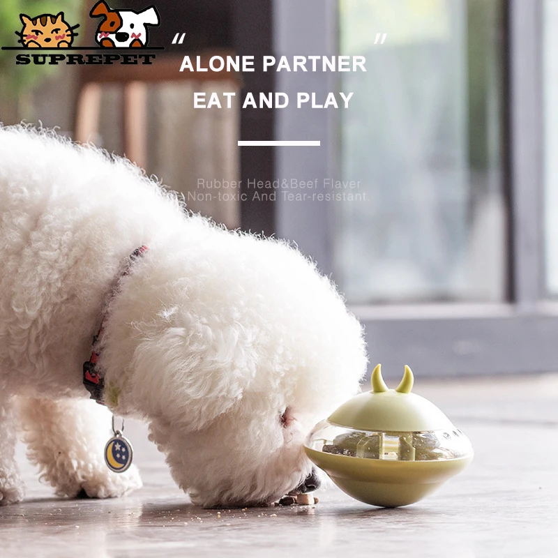 SUPREPET Dog UFO Toys Pet Interactive Chew Ball Puppy Treats Food Bowl Stuffed Training Smart Toy Leak Resistant Biting Supplies
SUPREPET Dog UFO Toys Pet Interactive Chew Ball Puppy Treats Food Bowl Stuffed Training Smart Toy Leak Resistant Biting Supplies