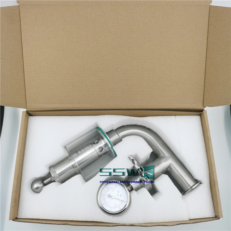 Санитарный 1,5-дюймовый резервный клапан Tri Clover SS304, устройство для забивания давления для ферментации, совместимое с гигиеническим фитингом 1,5 дюйма
Санитарный 1,5-дюймовый резервный клапан Tri Clover SS304, устройство для забивания давления для ферментации, совместимое с гигиеническим фитингом 1,5 дюйма