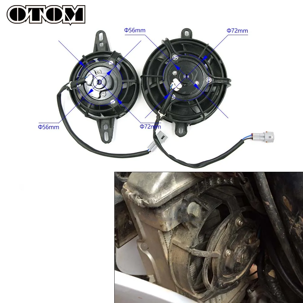 OTOM Motorcycle Radiator Fan Water Tank Air Fan Oil Cooler Engine Cooling For HONDA KTM KAWASAKI SUZUKI YAMAHA Universal Bikes
OTOM Motorcycle Radiator Fan Water Tank Air Fan Oil Cooler Engine Cooling For HONDA KTM KAWASAKI SUZUKI YAMAHA Universal Bikes