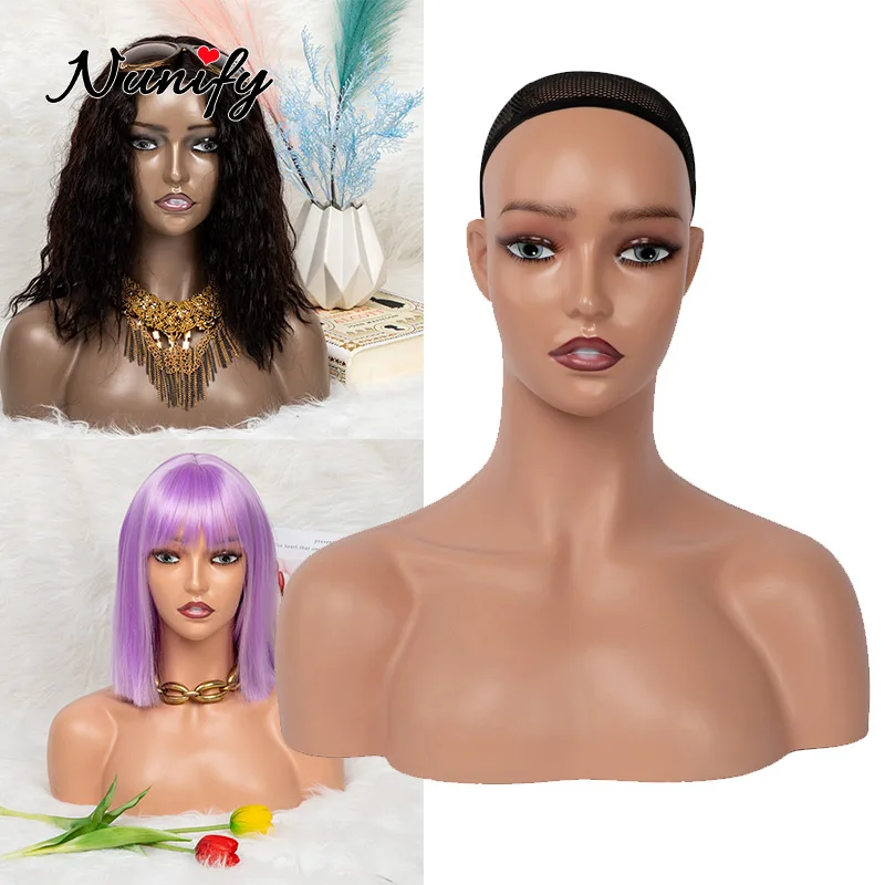 Nunify Black Beige Mannequin Head With Shoulders For Wigs Display Wig Making Tools Wig Holder Stand Female Model For Earring
Nunify Black Beige Mannequin Head With Shoulders For Wigs Display Wig Making Tools Wig Holder Stand Female Model For Earring