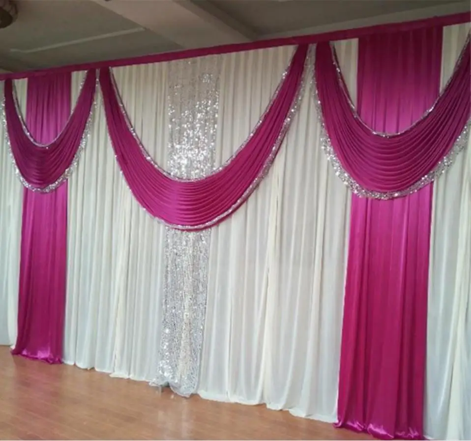20X10ft Luxury Wedding Backdrop Curtain Sequins Drapes ice Silk White Backdrops Event Wedding Decorations Stage Backgrounds
20X10ft Luxury Wedding Backdrop Curtain Sequins Drapes ice Silk White Backdrops Event Wedding Decorations Stage Backgrounds