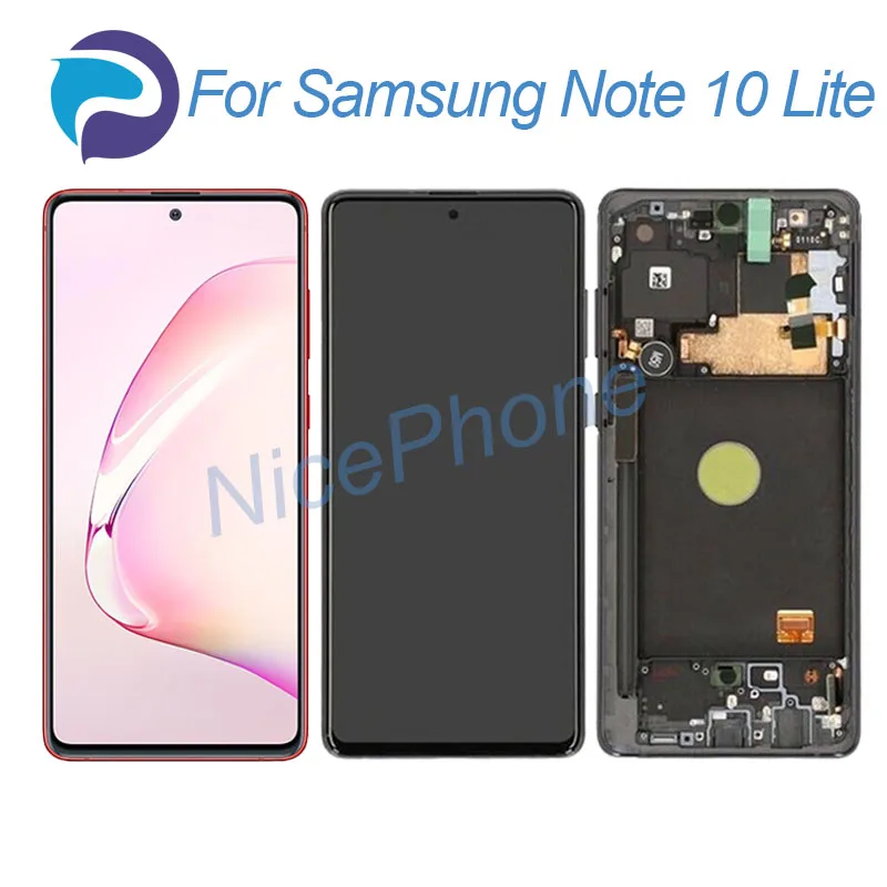 For Samsung Note 10 Lite LCD Screen + Touch Digitizer Display 2400*1080 SM-N770F/FDS/FDSM Note 10 Lite LCD Screen Display
For Samsung Note 10 Lite LCD Screen + Touch Digitizer Display 2400*1080 SM-N770F/FDS/FDSM Note 10 Lite LCD Screen Display