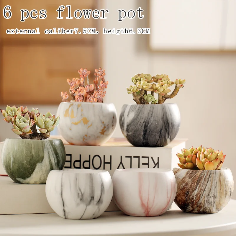 Marble series Ceramic Colorful Ball Nordic Multi-Faceted Spherical Succulent Pottery Vase Ceramic Flower Pot
Marble series Ceramic Colorful Ball Nordic Multi-Faceted Spherical Succulent Pottery Vase Ceramic Flower Pot