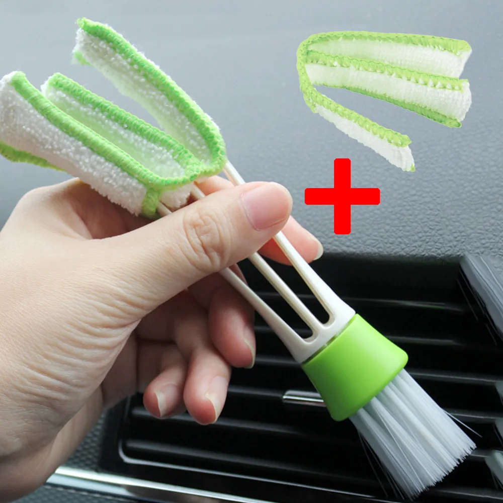 Car Detailing Brush Air Conditioner Vent Outlet Cleaning Brush + Replaceable Cloth Auto Meter Detailing Cleaner Blinds Duster
Car Detailing Brush Air Conditioner Vent Outlet Cleaning Brush + Replaceable Cloth Auto Meter Detailing Cleaner Blinds Duster