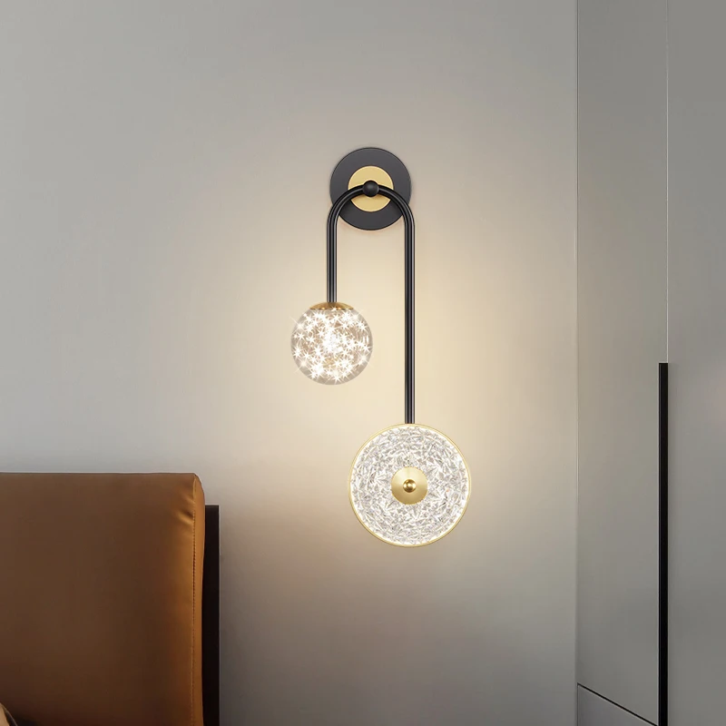 Simple Bedroom Living Room Glass ball Wall Lamp Bathroom Makeup Lamp Wall Lights Home Decor Lights Mirror Light Home Indoor Lamp
Simple Bedroom Living Room Glass ball Wall Lamp Bathroom Makeup Lamp Wall Lights Home Decor Lights Mirror Light Home Indoor Lamp