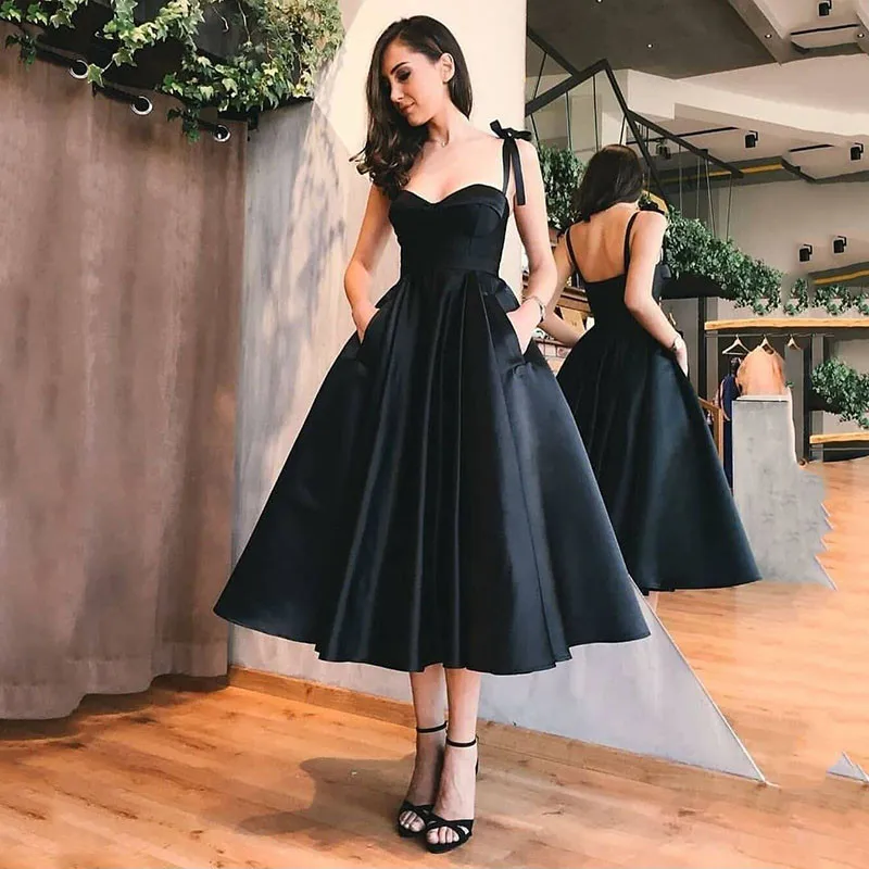 BridalAffair Black Simple Evening Party Dresses With Pocket Sweetheart Straps Short Prom Gowns 2021 Special Occasion Dress
BridalAffair Black Simple Evening Party Dresses With Pocket Sweetheart Straps Short Prom Gowns 2021 Special Occasion Dress