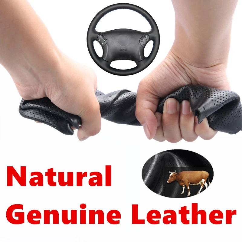 Hand sewing Genuine Calfskin Leather car Steering Wheel Covers Brown Genuine Leather For Mercedes Benz W203 C-Class 2001-2007
Hand sewing Genuine Calfskin Leather car Steering Wheel Covers Brown Genuine Leather For Mercedes Benz W203 C-Class 2001-2007