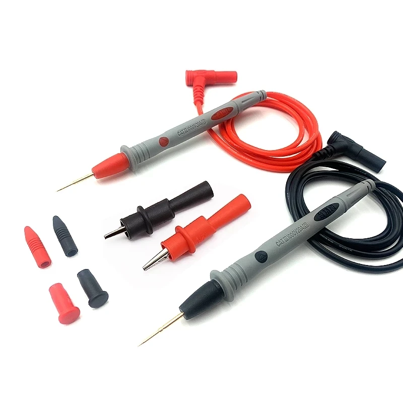 Multimeter Test Leads Universal Cable AC DC 1000V 10A CAT III Measuring Probes Pen for Multi-Meter Tester Wire Tips
Multimeter Test Leads Universal Cable AC DC 1000V 10A CAT III Measuring Probes Pen for Multi-Meter Tester Wire Tips